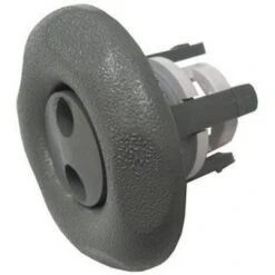 Waterway - Adjustable Mini-Jet Internal Scallop Pulsator Spa Jet, Gray