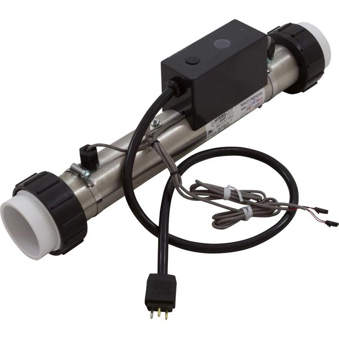 HYDRO-QUIP Heater, FloThru,PS-B Series M7TM,15"x 2", 230v,4kW, 30"Cord HYDRO-QUIP Heater, FloThru,PS-B Series M7TM,15"x 2", 230v,4kW, 30"Cord -Spa Equipment Store HYDRO QUIP Heater FloThruPS B Series M7TM15x 2 230v4kW 30Cord