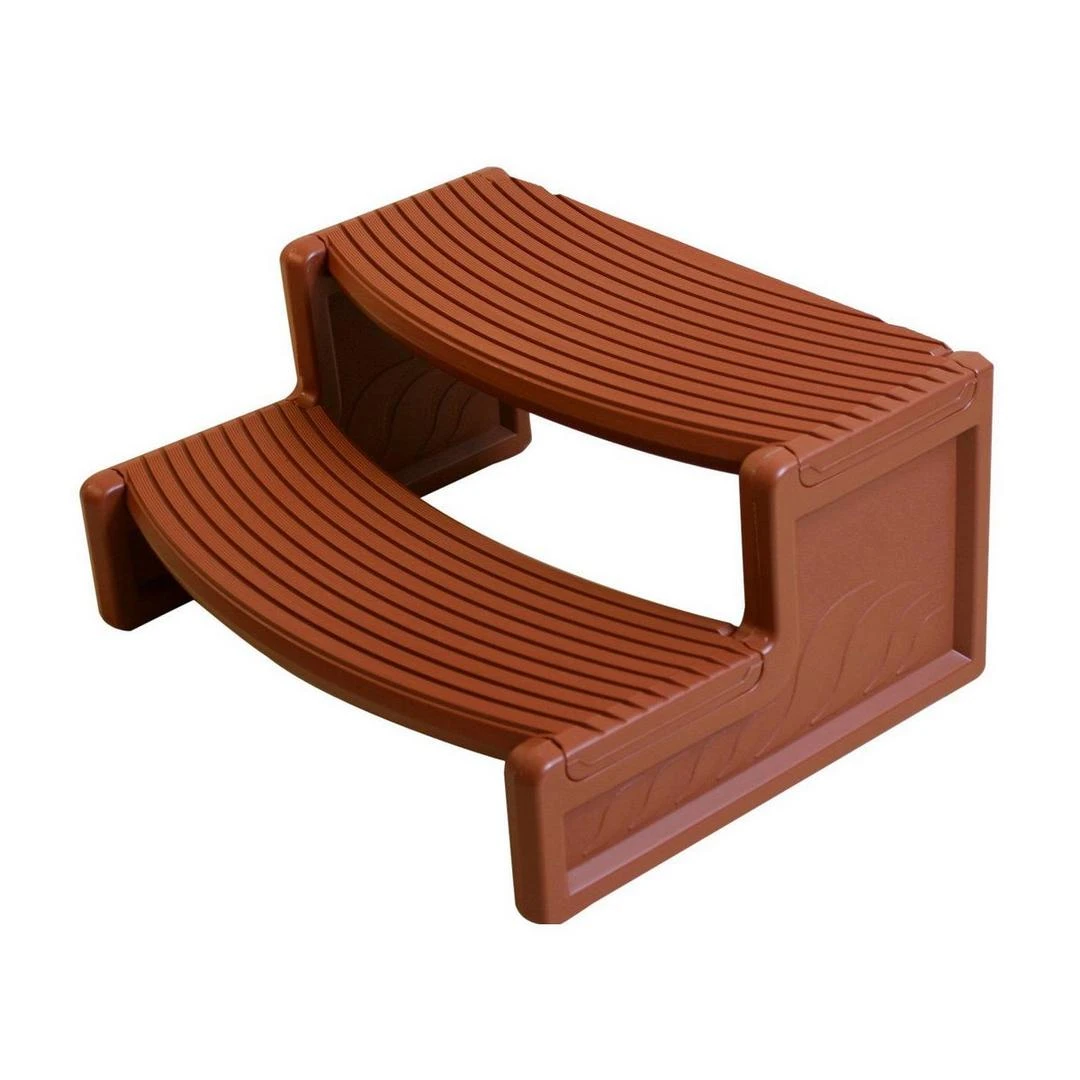 Confer Plastics - Handi-Step Spa Step, Redwood Confer Plastics - Handi-Step Spa Step, Redwood -Spa Equipment Store Handi Step Spa Step Redwood 1