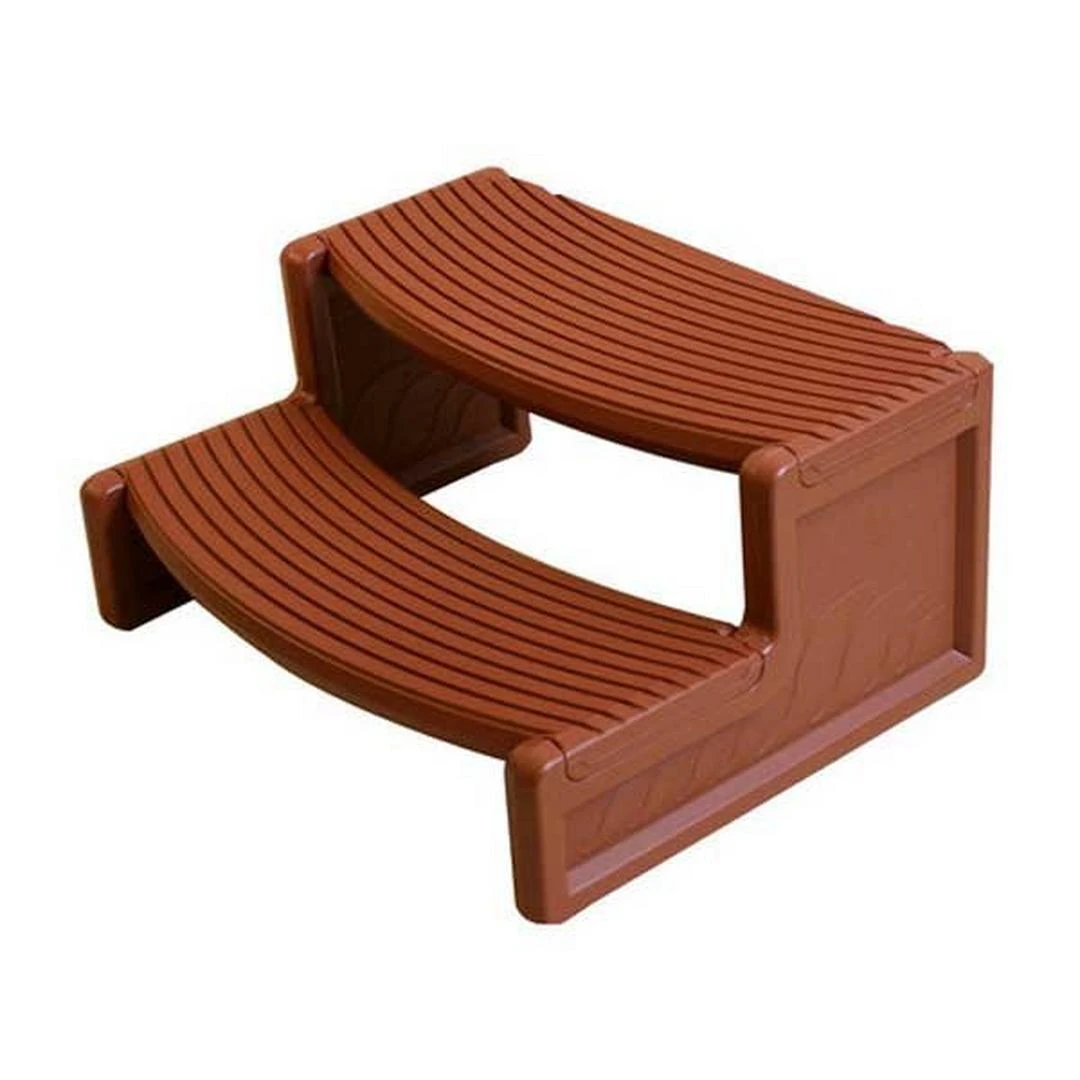 Confer Plastics - Handi-Step Spa Step, Redwood Confer Plastics - Handi-Step Spa Step, Redwood -Spa Equipment Store Handi Step Spa Step Redwood 3