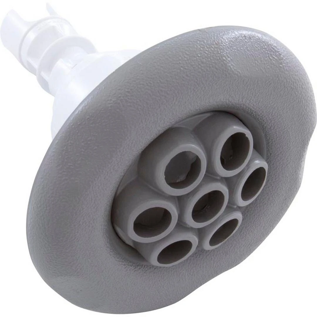 Waterway - Poly Storm Massage Snap-In Spa Jet Internals with Five-Scallop Large Face, Gray Waterway - Poly Storm Massage Snap-In Spa Jet Internals With Five-Scallop Large Face, Gray -Spa Equipment Store Poly Storm Massage Snap In Spa Jet Internals with Five Scallop Large Face Gray